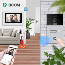 Bcomtech Smart TCP/IP  video doorbell system Free Tuya app video intercom